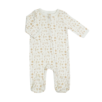 beige newborn pajamas