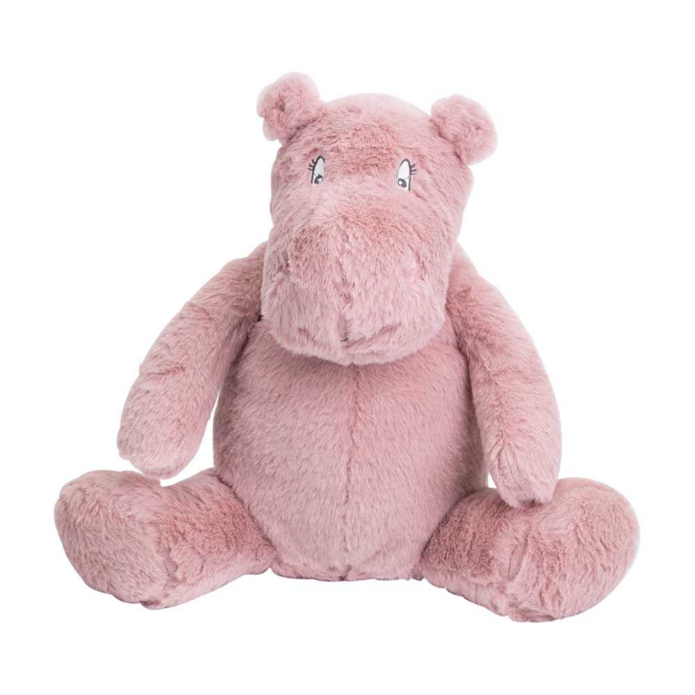 Peluche para bebé Cléo, a hipopótamo, 30 cm, rosa velho Peluche para bebé Cléo, a hipopótamo, 30 cm, rosa velho
