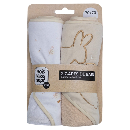 Baby-Bademantel – 2er-Set...