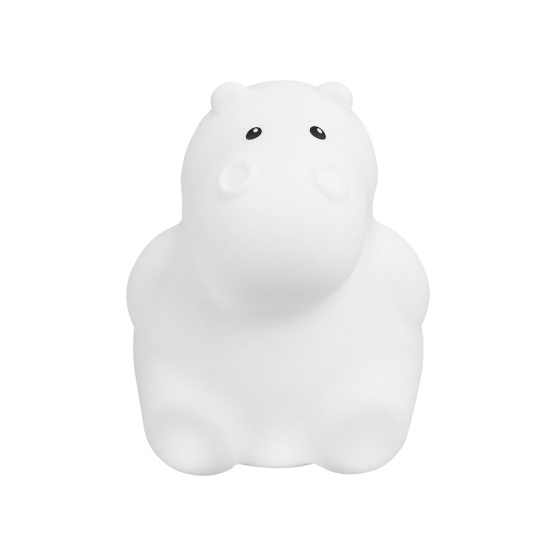 Connected hippopotamus night light
