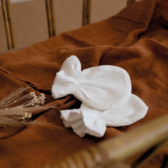 Manoplas de nacimiento (anti-arañazos)