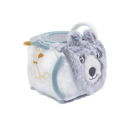 cubo de atividades com lobo para bebé