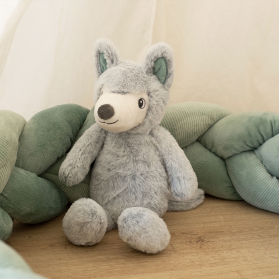 musical wolf plush toy