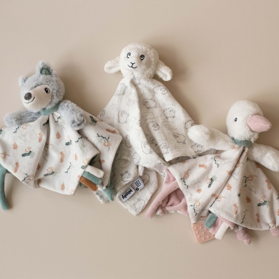 Doudou muselina - lobo