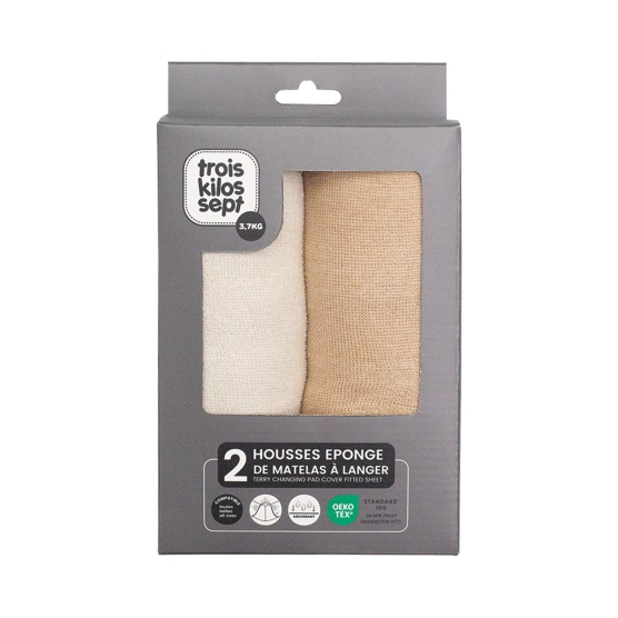 Set of 2 changing mat covers