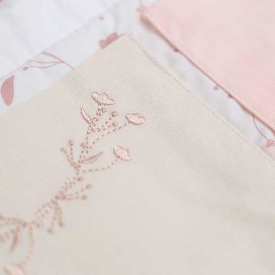 Organizador de berço para bebé - Rosa e Lili