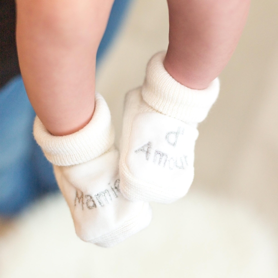 Chaussons mamie d'amour
