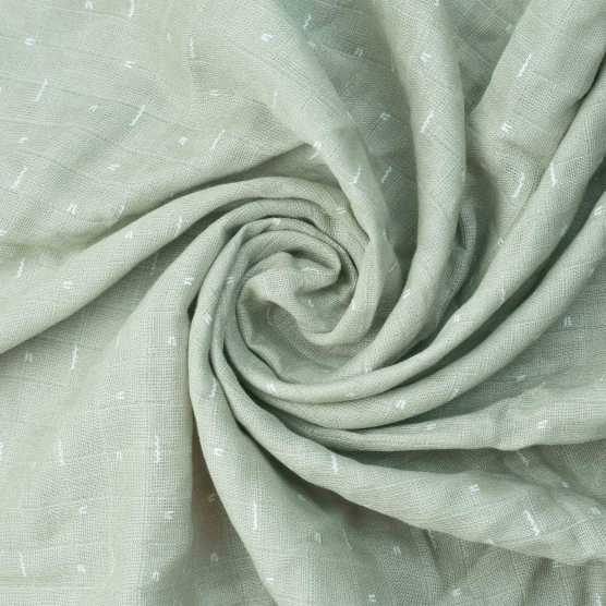 Conjunto de 3 fraldas de pano para bebé de 70x70 cm, em branco e verde-azeitona