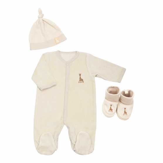 Conjunto de 3 peças Sophie la girafe em cor creme