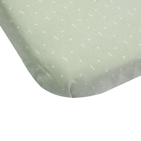 Lot 2 draps housse olives -...