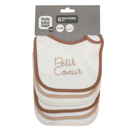 6er-Set bestickte...