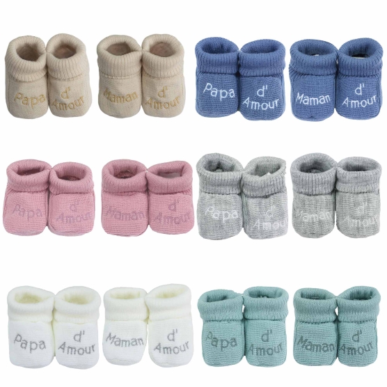Baby-Strickschuhe...