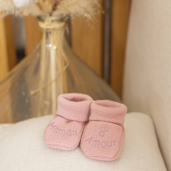Baby-Strickschuhe...