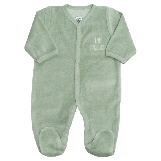 "Mini Nous" Olive Velvet...