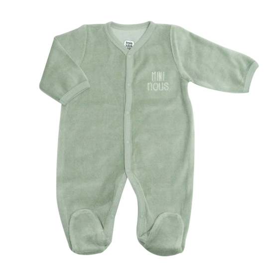 "Mini Nous" Olive Velvet...