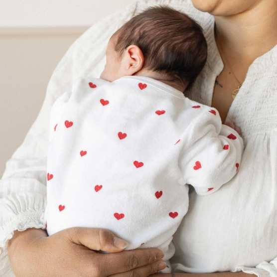 Sleeper little red hearts...