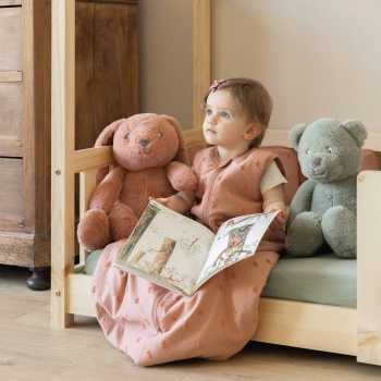 bebé com os seus peluches bebé com os seus peluches