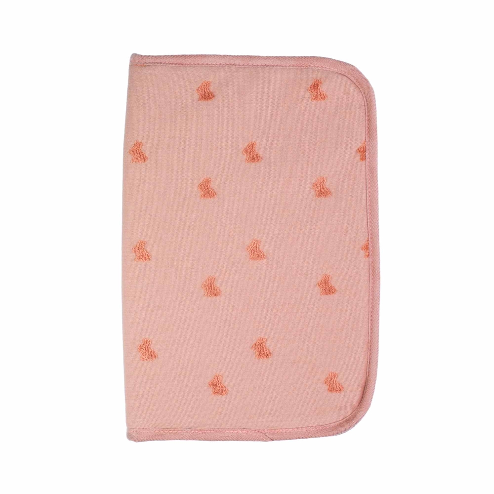 baby health record book cover in sienna color