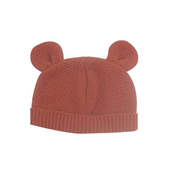 Gorro con orejas de punto