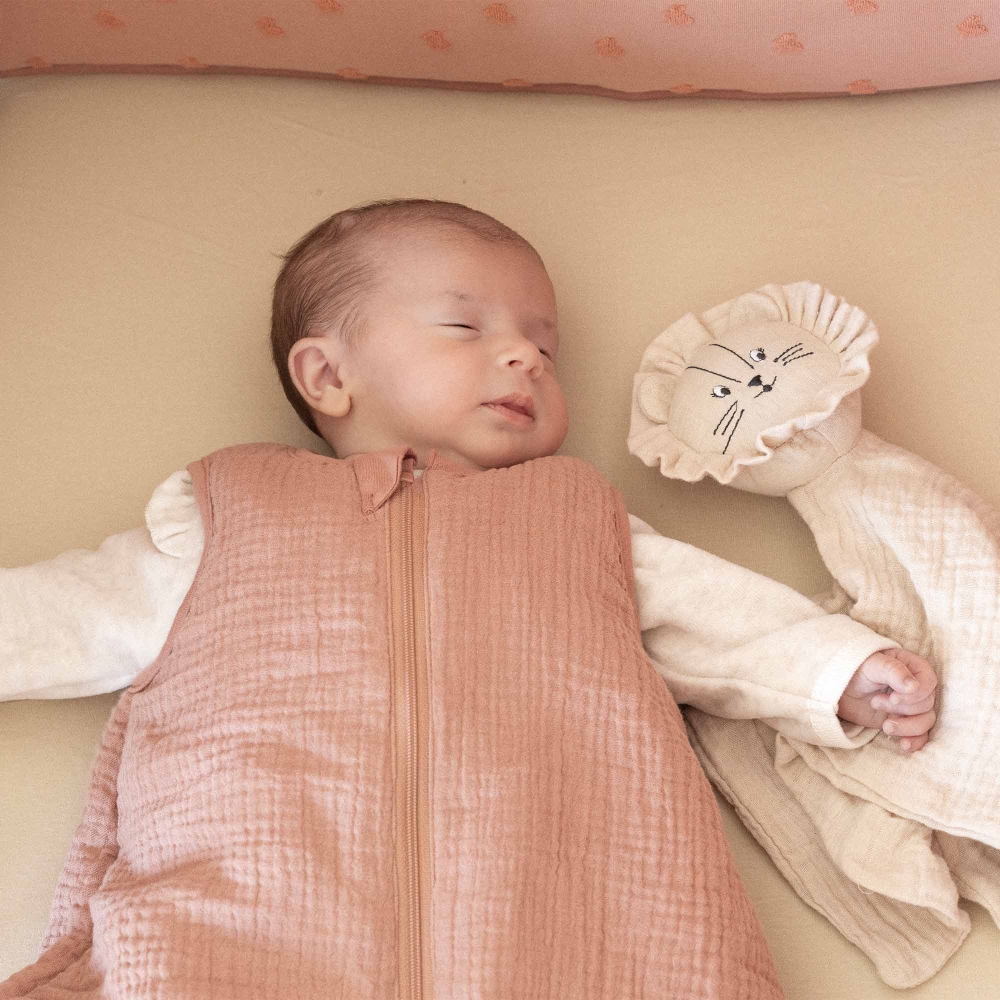 bambino dorme nel suo sacco nanna color terra di siena tog2 bambino dorme nel suo sacco nanna color terra di siena tog2