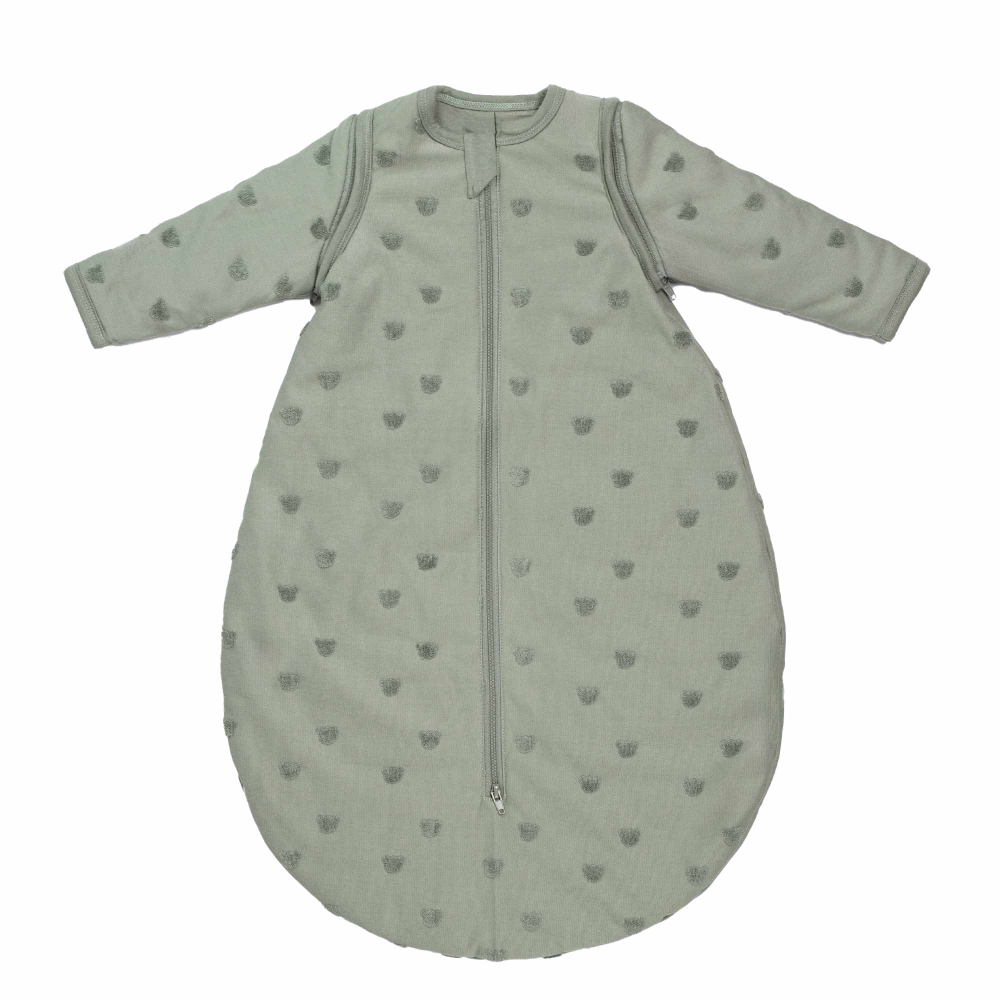 Sacco nanna maniche staccabili colore verde argilla