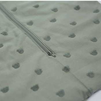 Pormenor do tecido do saco de dormir para bebé Pormenor do tecido do saco de dormir para bebé