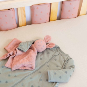 sleeping bag with removable sleeves and matching comfort toy