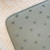 Close-up materiaal bedbeschermer baby Close-up materiaal bedbeschermer baby