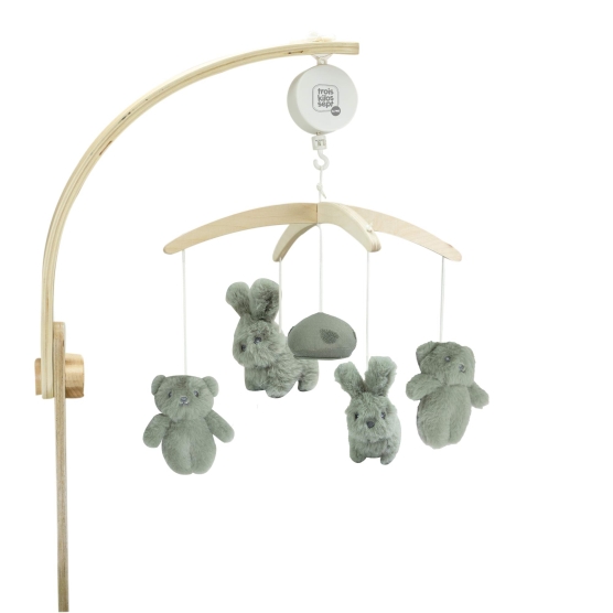 Wooden Baby Musical Mobile...