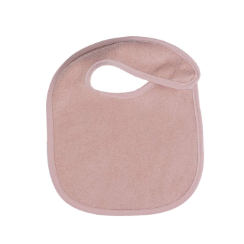 geboorte slabbetje in roze badstof geboorte slabbetje in roze badstof