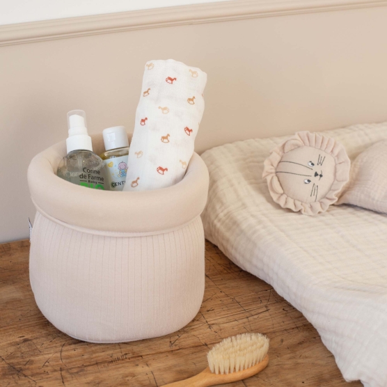 3 muselinas bebé con motivo de caballito balancín