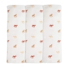 3 fraldas de pano para bebé com motivo de cavalo de baloiço 3 fraldas de pano para bebé com motivo de cavalo de baloiço