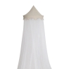 Dossel para cama de bebé cor de areia Dossel para cama de bebé cor de areia