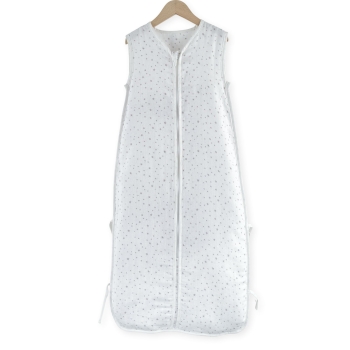100/80cm summer baby sleeping bag in cotton muslin - Star dreams