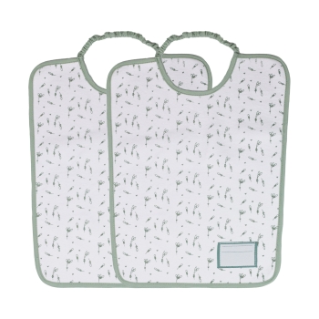 Conjunto de 2 babetes para o infantário Conjunto de 2 babetes para o infantário