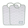 Conjunto de 2 babetes para o infantário Conjunto de 2 babetes para o infantário
