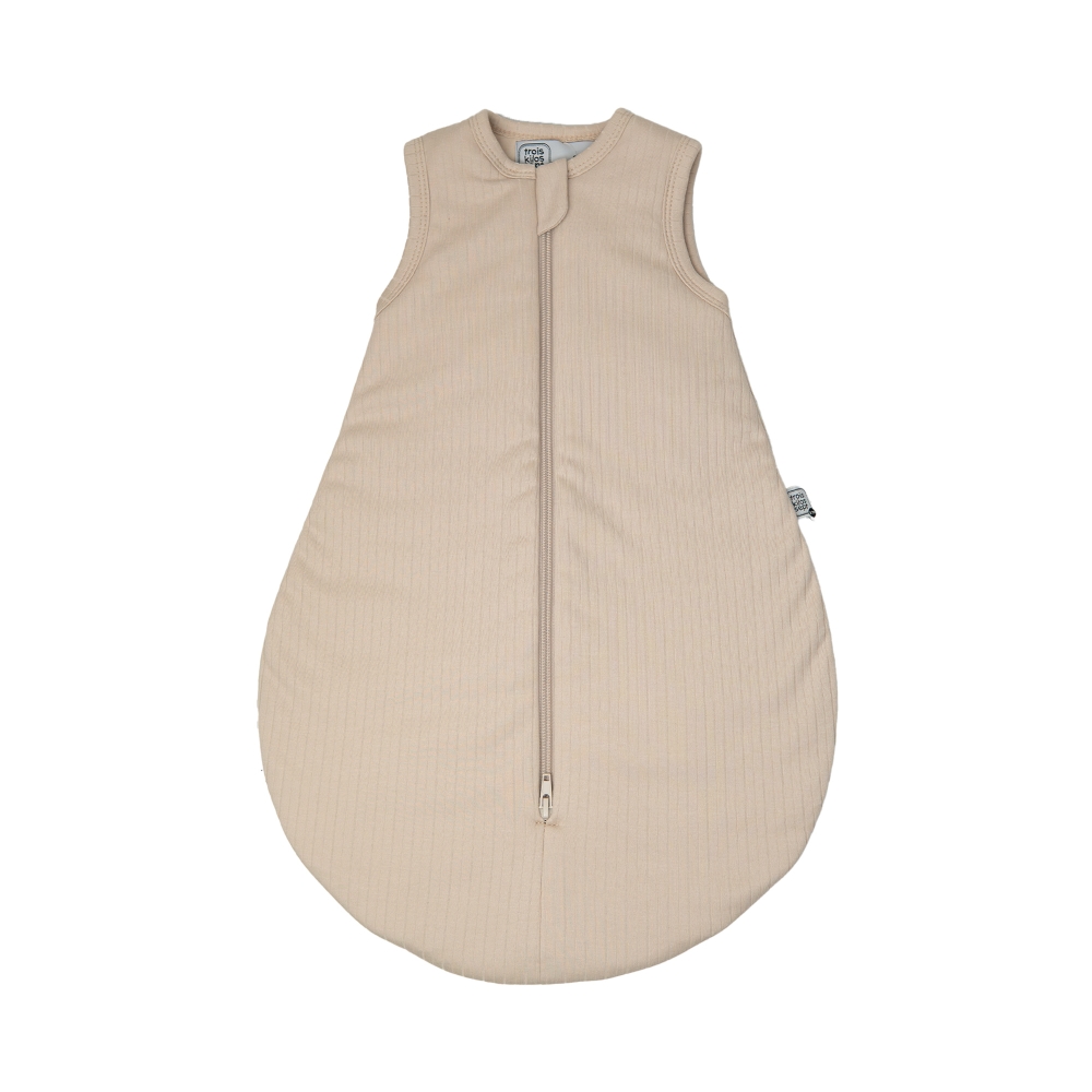 Saco de dormir para recém-nascido de 55 cm, cor de areia