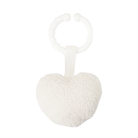 jeu d'activité cœur blanc matière sherpa