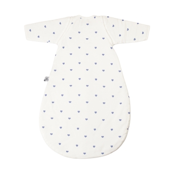 baby sleeping bag with blue heart pattern baby sleeping bag with blue heart pattern