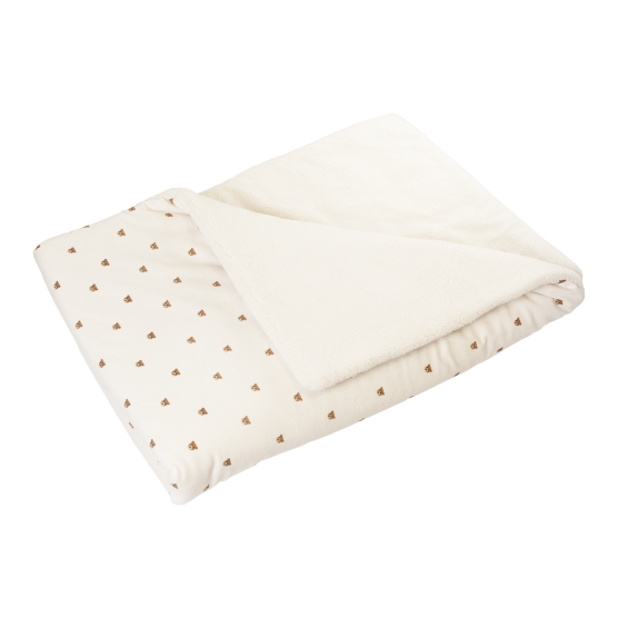 Couverture bébé bi-matière