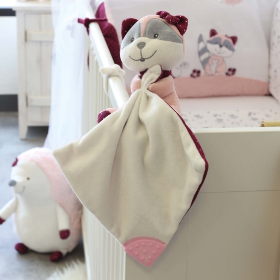 Fox Lovey with Teething Corner - Kipic & Olga