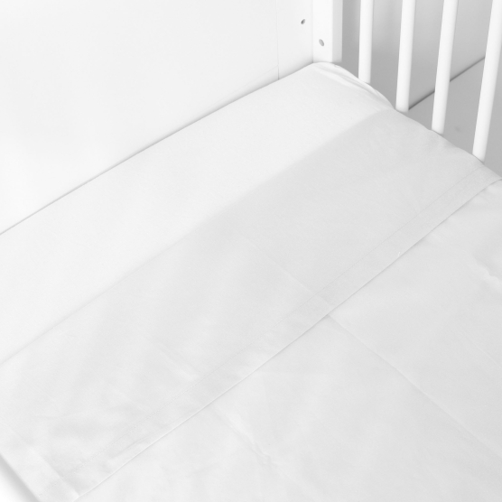 Grey flat sheet - 120x180cm