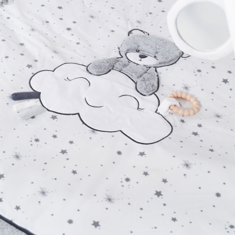 Teething ring baby playmat