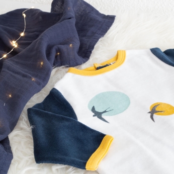 Pyjama Vogelschwarm