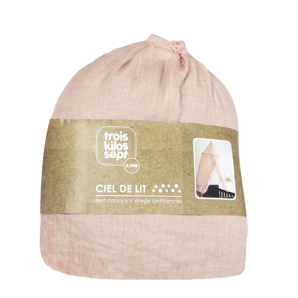 Dosel de cuna en una bolsa de algodón reutilizable Dosel de cuna en una bolsa de algodón reutilizable