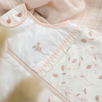 mise en scène Turbulette naissance en coton bio Rose & Lili