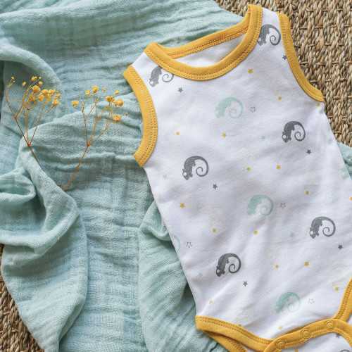 Body de alças para bebé – Camaleão Body de alças para bebé – Camaleão