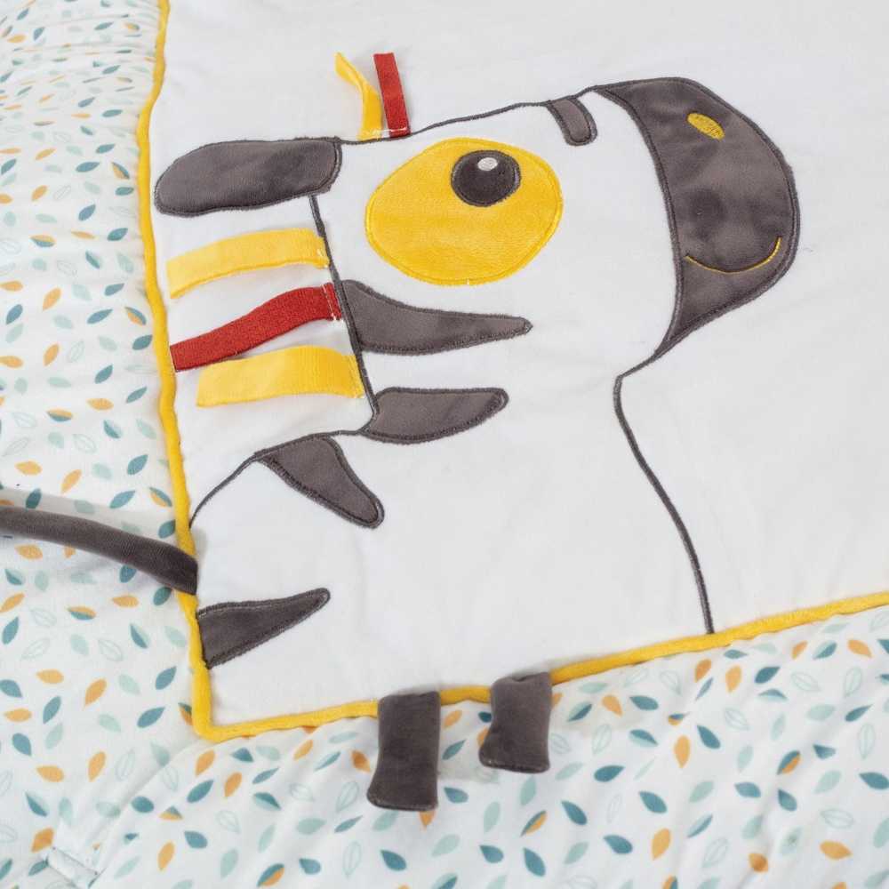 Tapete de bebé com zebra Tapete de bebé com zebra