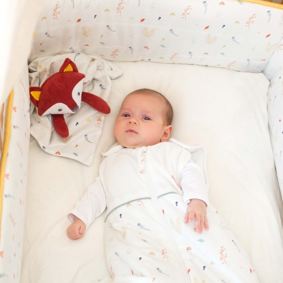 Newborn sleeping bag 65cm from the hide-and-seek in the forest collection