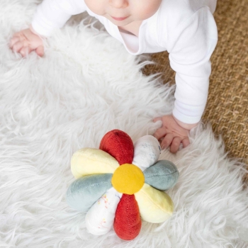 Balle sensorielle de la collection avec bébé qui joue
